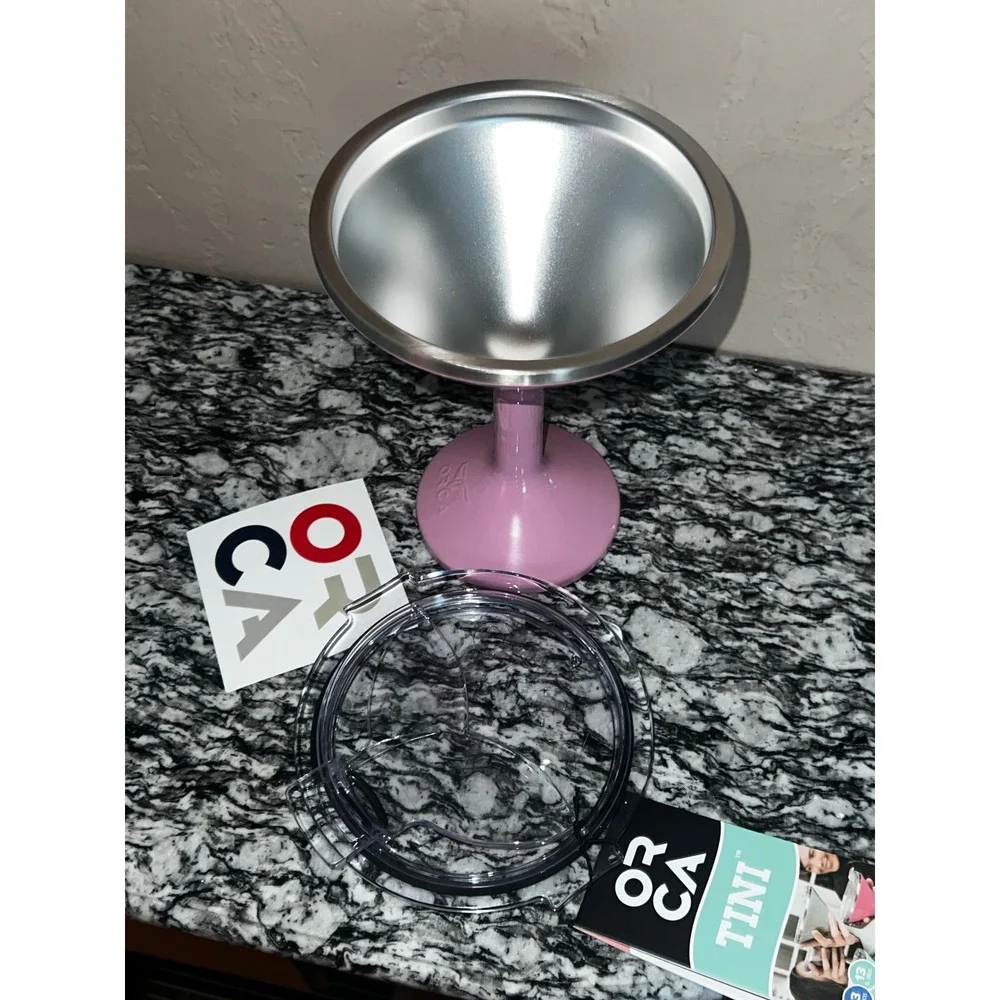 ORCA Tini Martini Tumbler 13oz Pink New With Tags‎ Insulated Stainless SET OF 4